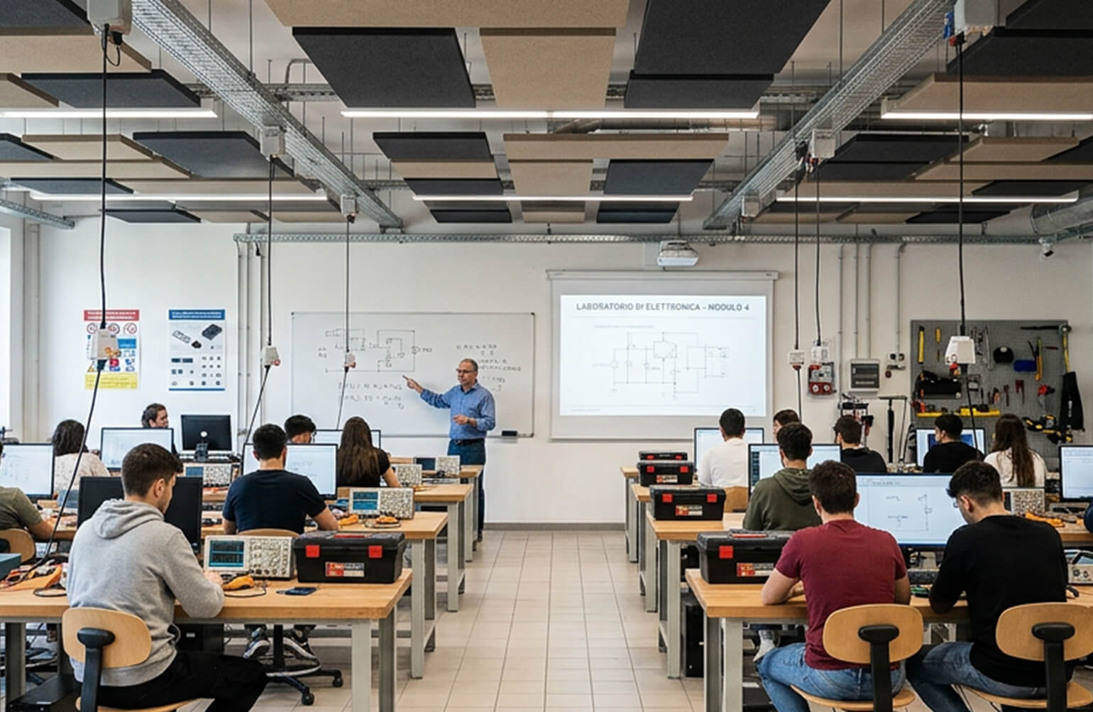 Pannelli acustici fonoassorbenti per scuole