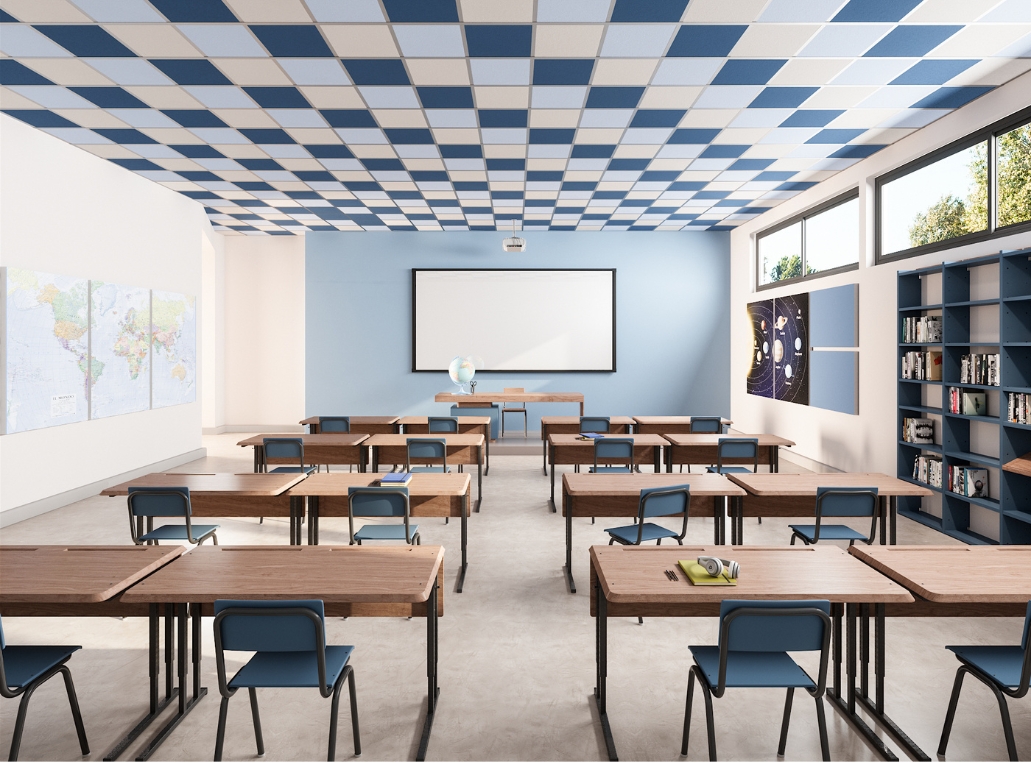Pannelli acustici per scuole, istituti e atenei universitari